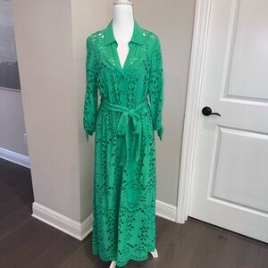 Lilly Pulitzer Vibrant Green Long Sleeve Dress